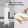 2 in 1 Stainless Steel Paper Towel Holder with Refillable