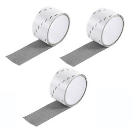 Fly Screen Repair Set 5 cm x 2 m Fly Screen Repair Tape Repair Tape for Fly Screen Repair Tape Fly Screen Repair Tape Fly Screen Repair (Black)