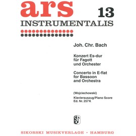 Konzert: für Fagott und Orchester. bassoon solo, orchestra. Réduction pour piano.