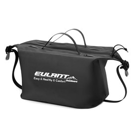 EULANT Waterproof Toiletry Bag for Travel, Nylon Wash Bags Men for Business Trip Outdoor Beach Dirty Clothes Fishing Wet Swimsuits, Waterproof Zip and PVC Inner Pocket, black, travel bag