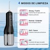 ICHIDO Irrigador Bucal Recargable, Limpiador Dental Inalámbrico con 4 Modos