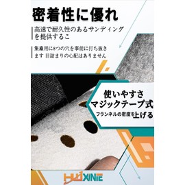 HWXINIE Sanding Disc, 4.9 inches (125 mm), Round Sanding Paper, 8 Holes, Magic Type, Disc Paper, Set of 80 Sanding Paper (#40#60#80#120#150#180#240#400 x 10 each), Sandpaper for Electric Sanders,