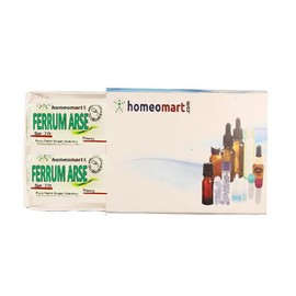 Homeomart.com Ferrum Arsenicosum Homeopathy Pellets (Pills) in 1M Potency, Pack of 2