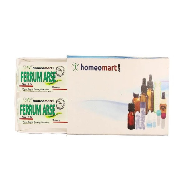 Homeomart.com Ferrum Arsenicosum Homeopathy Pellets (Pills) in 1M Potency, Pack