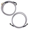 MOTOKU Front and Rear Brake Lines for Polaris RZR 570