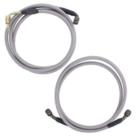 MOTOKU Front and Rear Brake Lines for Polaris RZR 570 800 900XP