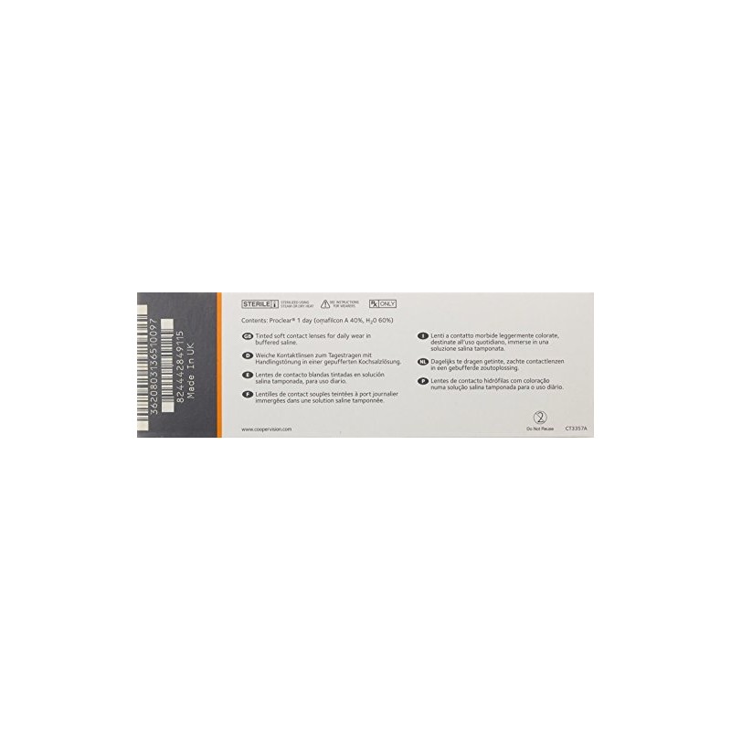 ProClear 1 Day Day Lenses White, , , clear,