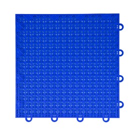 IncStores 5/8 Inch Thick ProGame Outdoor Basketball Court Flooring | Build the Ultimate Space for Basketball, Tennis, and More with Weatherproof Plastic Floor Tiles | 40 Tiles, Shelby Blue