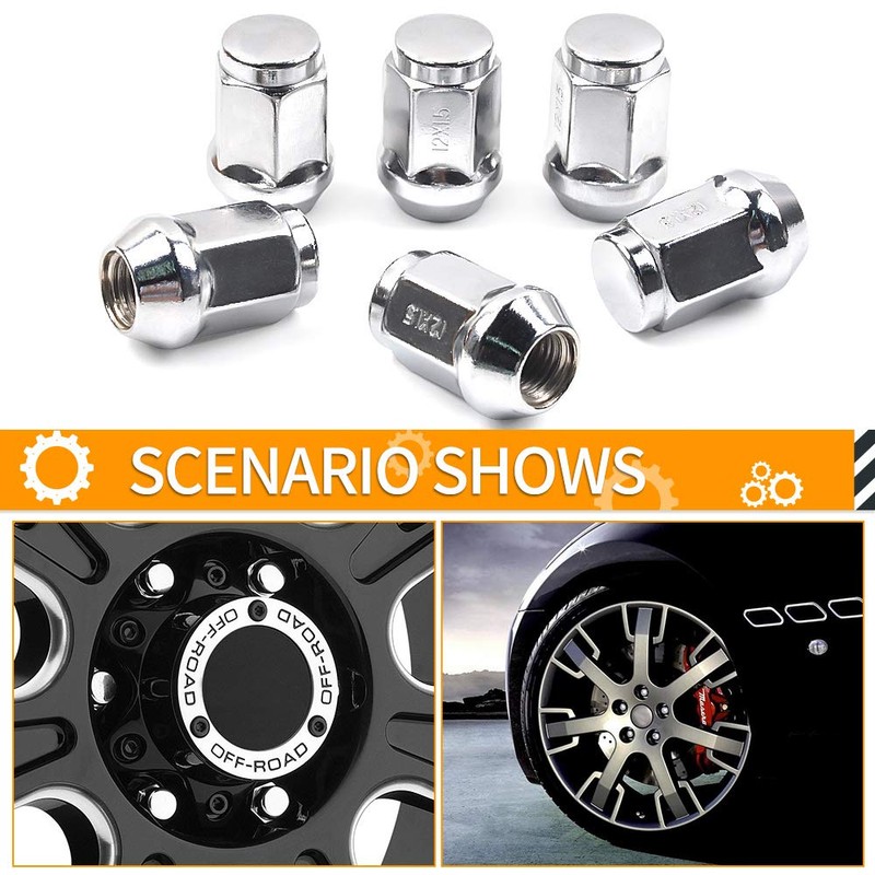 MIKKUPPA M12x1.5 Lug Nuts - Replacement for 2006-2019 Ford Fusion,