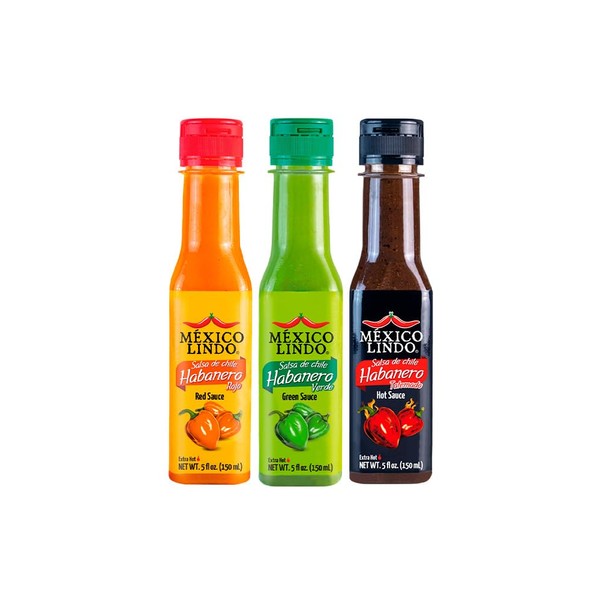 Mexico Lindo Hot Sauce Variety Pack | Includes 1 Bottles