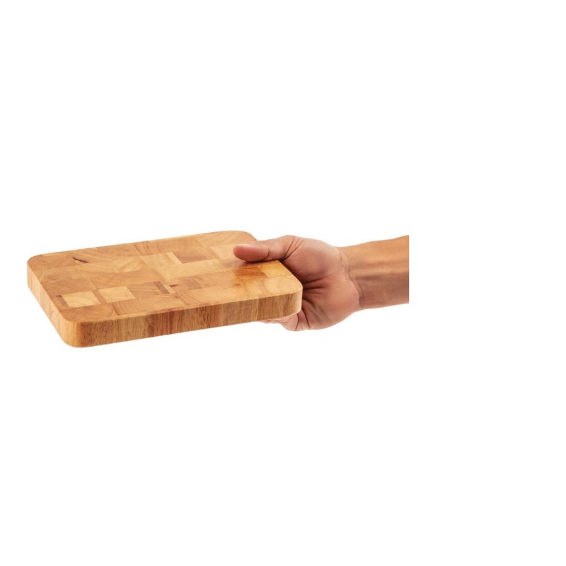 Vogue Rectangular Wooden Chopping Board Small Size: 25(H) x 230(W)