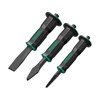 Milageto 3 Pieces Rock Chisel Set Brick Chisel with Guard