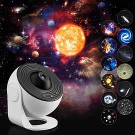 AGSTMG Star Projector Ceiling 13 in 1 Planetarium Galaxy Night Light Starry Sky Projector with Solar System Moon Nebula Galaxy Projector with Timer for Children and Adults