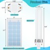 Qualirey 2 Pack 9W UV Replacement Bulb and 12 Pcs