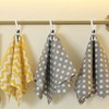 6 pcs Towel Clips, Metal Tea Towel Hooks with Woven