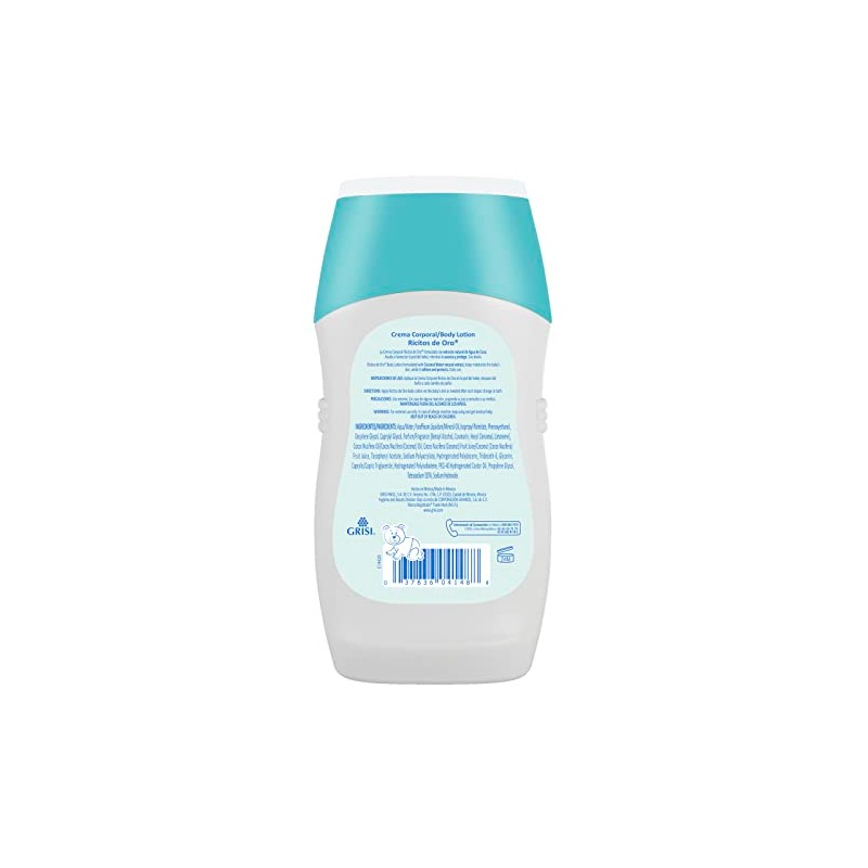 Ricitos de Oro - Crema Corporal Agua de Coco, Suaviza