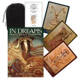 Kancharo Oracle Cards, 41 Count, Tarot Divination (In Dream Oracle In Dreams Oracle), Includes Basic Instruction Manual & Pouch (English Language Not Guaranteed)