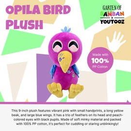 Youtooz Opila Bird Garten of Banban Plush 1FT, Collectible Stuffed Opila Bird Youtooz Plush from Garten of Banban - Youtooz Plush Collection