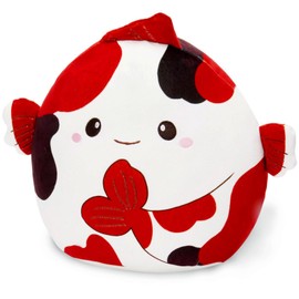 Glow Guards 12-Inch The Koi Fish Plush Pillow Cute Fish Stuffed Animal Toy Soft Koi Fish Plush Toy with Textured Fins,Gift for Birthday Kids Girls & Boys