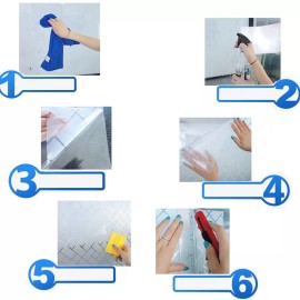 Dolores 2m Tapiz Adherible Decora Ventanas Vitral Vinilo Cristal 3d