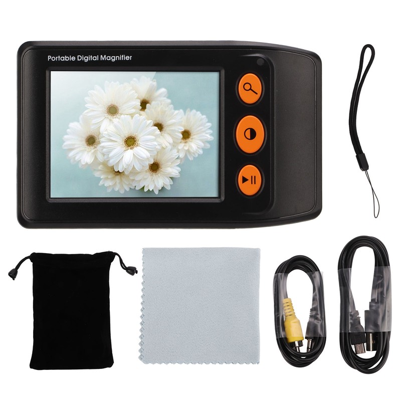 3.5in LCD Screen Electronic Video Magnifier 2x to 25x Zoom