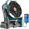 WESTTREE 20000mAh Battery powered fan Camping Fan essentials,Rechargeable fan Portable