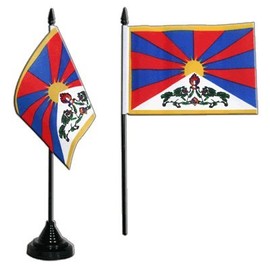Digni Tibet Table Flag 4 x 6 inch