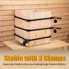 Feekoon 3 Packs 13 FT Belt Band Strap Clamps for