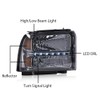 G-PLUS LED Point Style Headlights Assembly,Compatible with Ford F250 F350