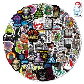 Pack of 100 Ghostbusters Stickers Car Laptop Phone Guitar Skateboard Motorcycle Bicycle Ghostbusters Stickers Set Vinyl Waterproof Aesthetic Stickers for Teenagers Children Adults
