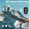 UBeesize 88’’ Flexible Phone Tripod with 14.95’’ Gooseneck, Remote and