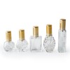 H&D HYALINE & DORA Vintage Glass Perfume Bottles Empty Refillable