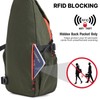 G4Free RFID Blocking Sling Bag for Men Women, Crossbody Bags