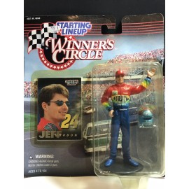 Hasbro - Starting Lineup SLU JEFF GORDON Winner's Circle Kenner Starting Lineup SLU 1997 Action Figure & Card