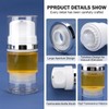 Cosywell Airless Pump Dispenser Bottles 3 Pack 1.7oz/50ml Empty Moisturizer