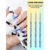YOOVR 33PCS Nail Art Brushes Set, Nail Tech Supplies Accessories