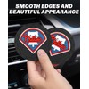 Car Cup Holder Coasters for Philadelphia Phillies Baseball Fans, Silicone