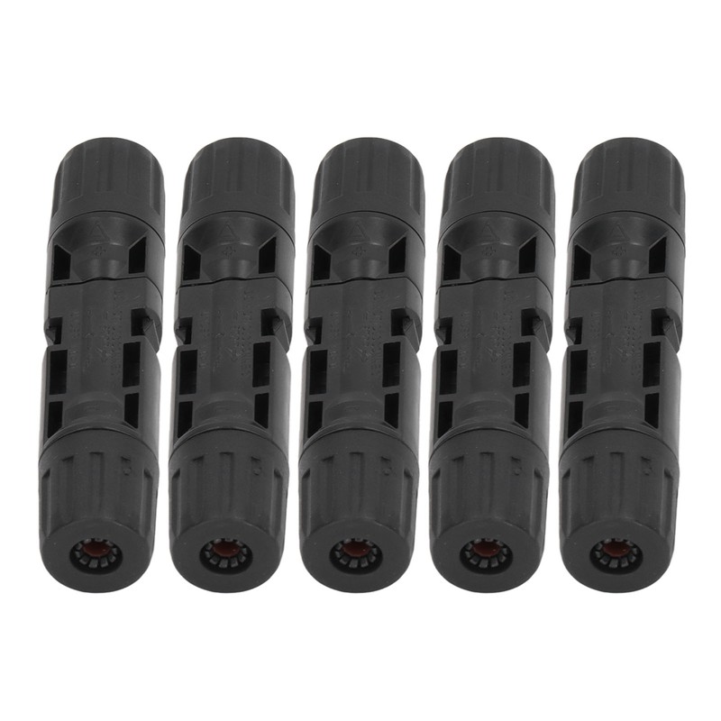 5 Set Solar PV Connectors IP67 Waterproof PPO Insulation High