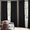 ANRODUO Back Tab Blackout Curtains for Bedroom Living Room, Rod
