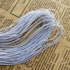 Amaney 0.8mm White Elastic Cord Beading Threads Stretch String Fabric