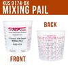 Custom Shop Custom Shop Paint Mixing Cups Plastic Measuring Cup Buckets Epoxy Resin, Disposable or Reusable, 174-Ounce (5-Quart) - Pack of 48 - Graduated, Mixing Ratios, Automotive Painting Art Crafts Kitchen