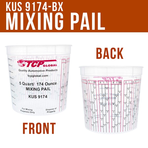 Custom Shop Custom Shop Paint Mixing Cups Plastic Measuring Cup