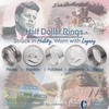 1950-1963 Franklin Half Dollar Ring | Silver Coin Ring with