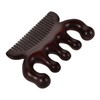 BIUDECO Natural Wood Gua Sha Hair Comb Scalp Scratcher for