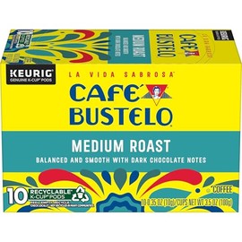 Café Bustelo Medium Roast 10 Count K-Cup