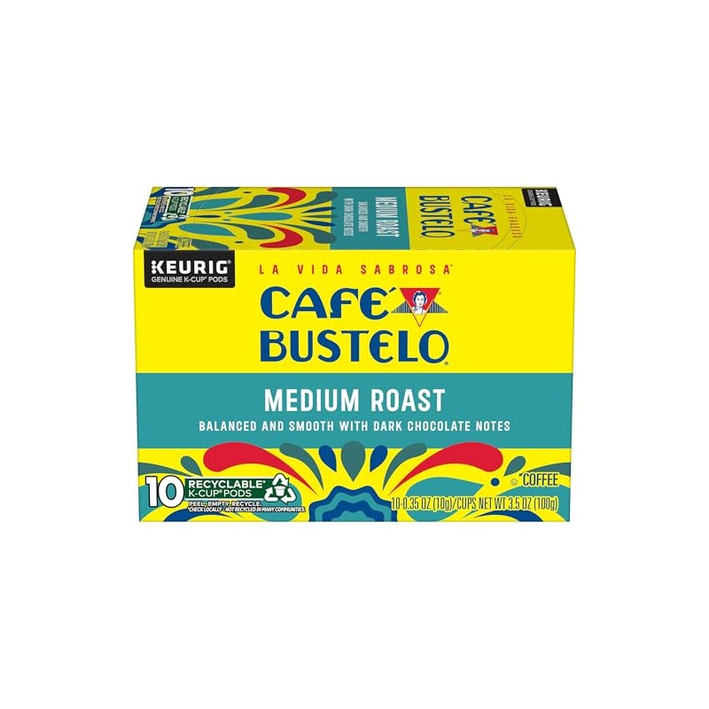 Café Bustelo Medium Roast 10 Count K-Cup