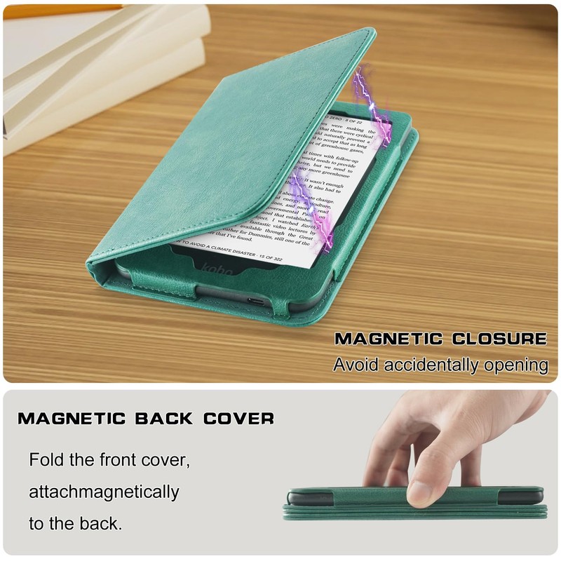 TOPCASE Case for Kobo Clara Colour/BW/Kobo Clara 2e/Tolino Shine 4