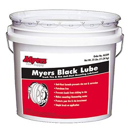 Myers Tire Supply 46509 Black Tire and Rim Lube with Rust Inhibitors, Graphite and Lubricants, (25 lb. Tub)