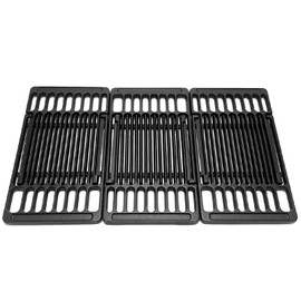 Tmozyar Cast Iron Cooking Grill Grates Replacement Adjustable Universal Extends from 14" to 20" Long, 8" Wide Each Adjust Expandable Cooking Grill Grids (3pack)