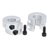 SBR20 Linear Rail Stop Collars, 4 Pcs 16mm Aluminum Alloy